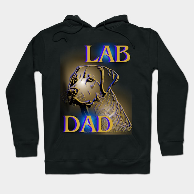 Lab Dad Hoodie by DvsPrime8